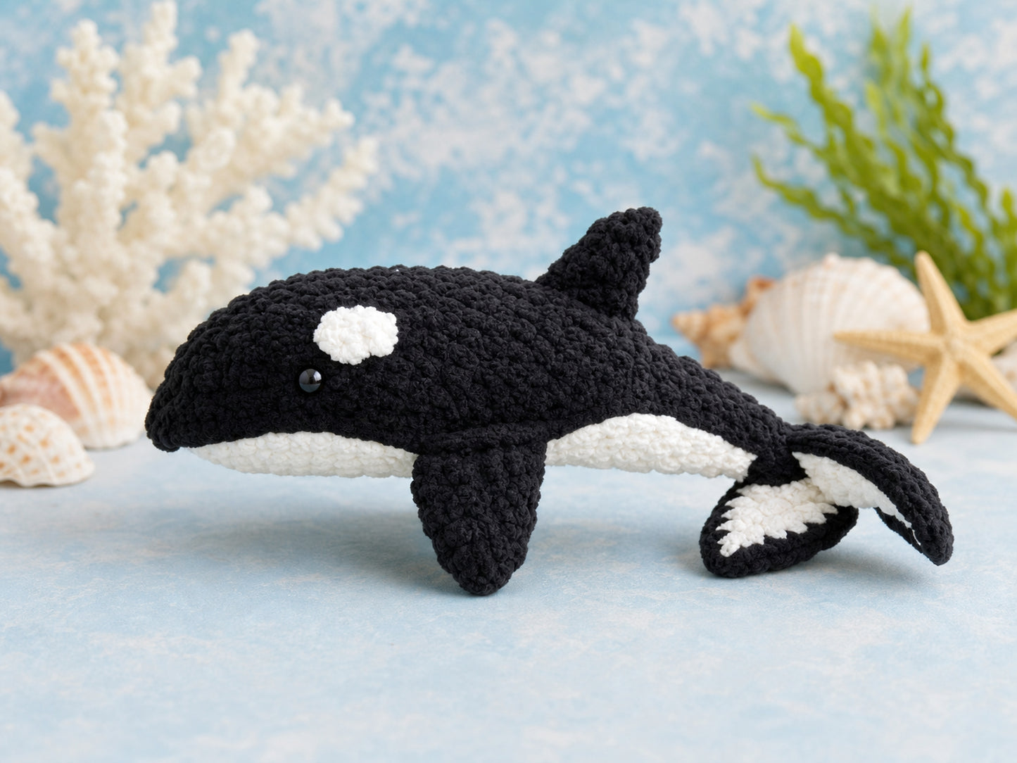 Orca Whale Amigurumi Crochet Pattern