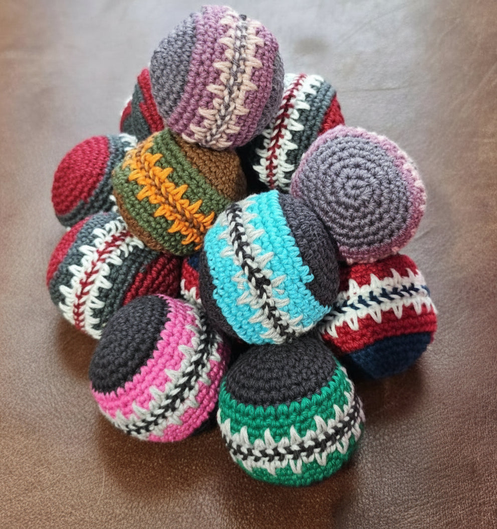 The Revival Regulation-Style Crochet Footbag Pattern