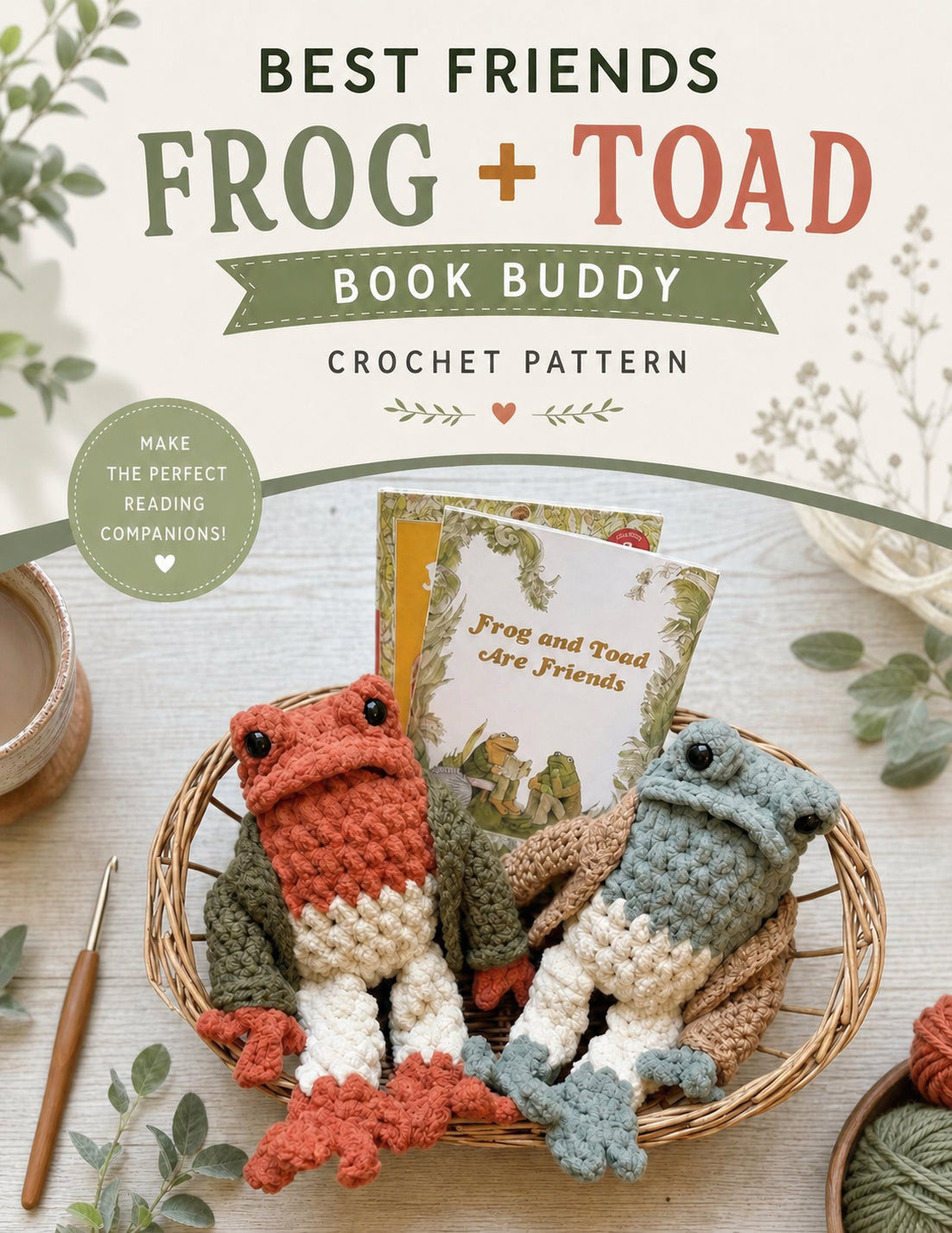 Best Friends Frog and Toad Crochet Pattern