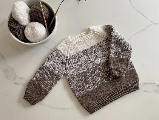 Sweater for Babies and Toddlers Knitting Pattern