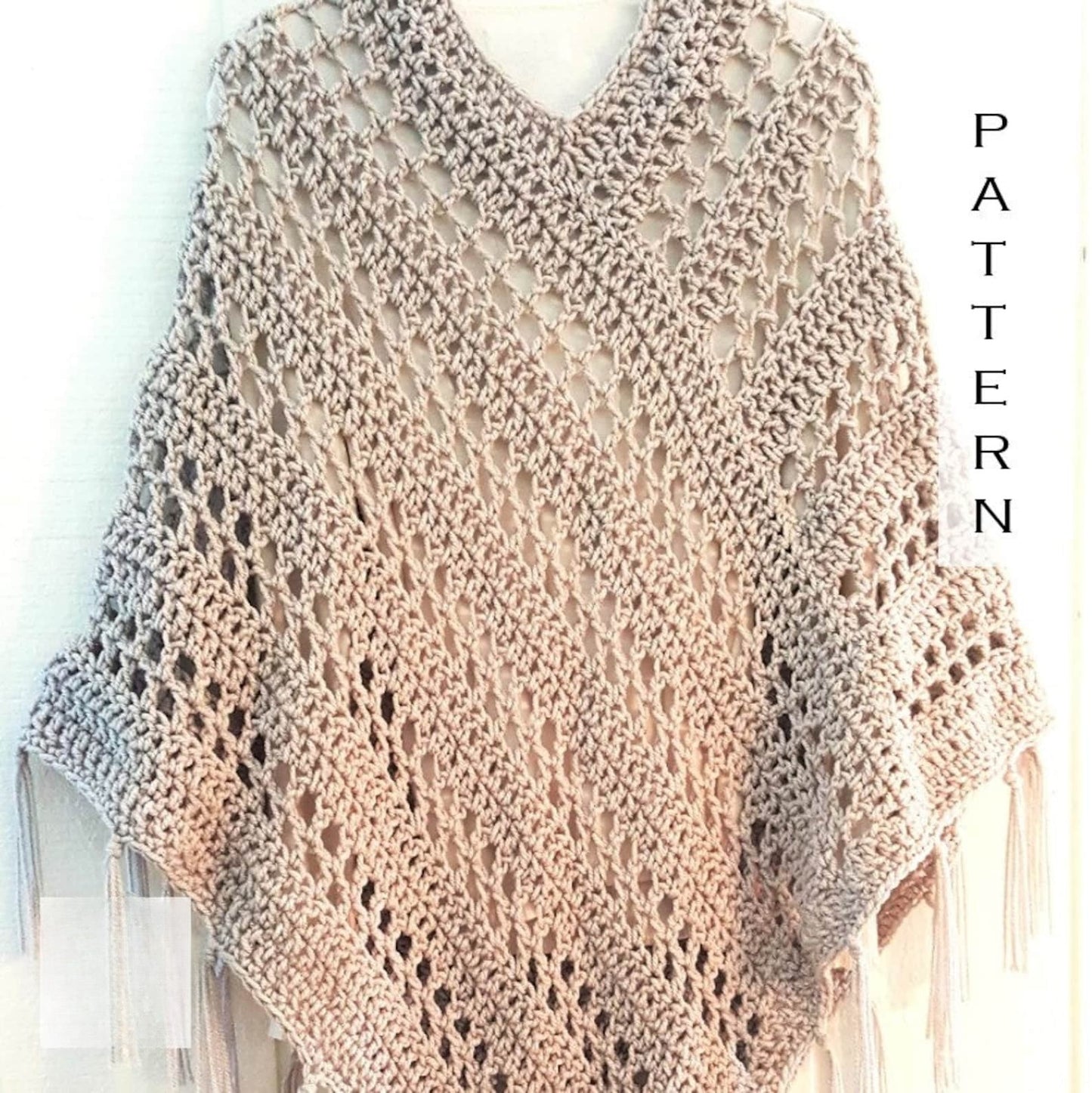 Boho Poncho Crochet Pattern