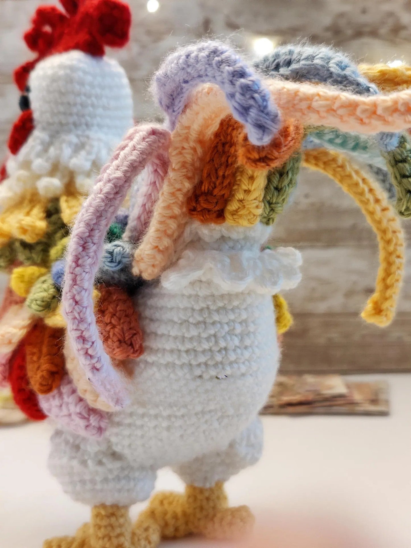 Realistic Colorful Chicken Amigurumi Crochet Pattern