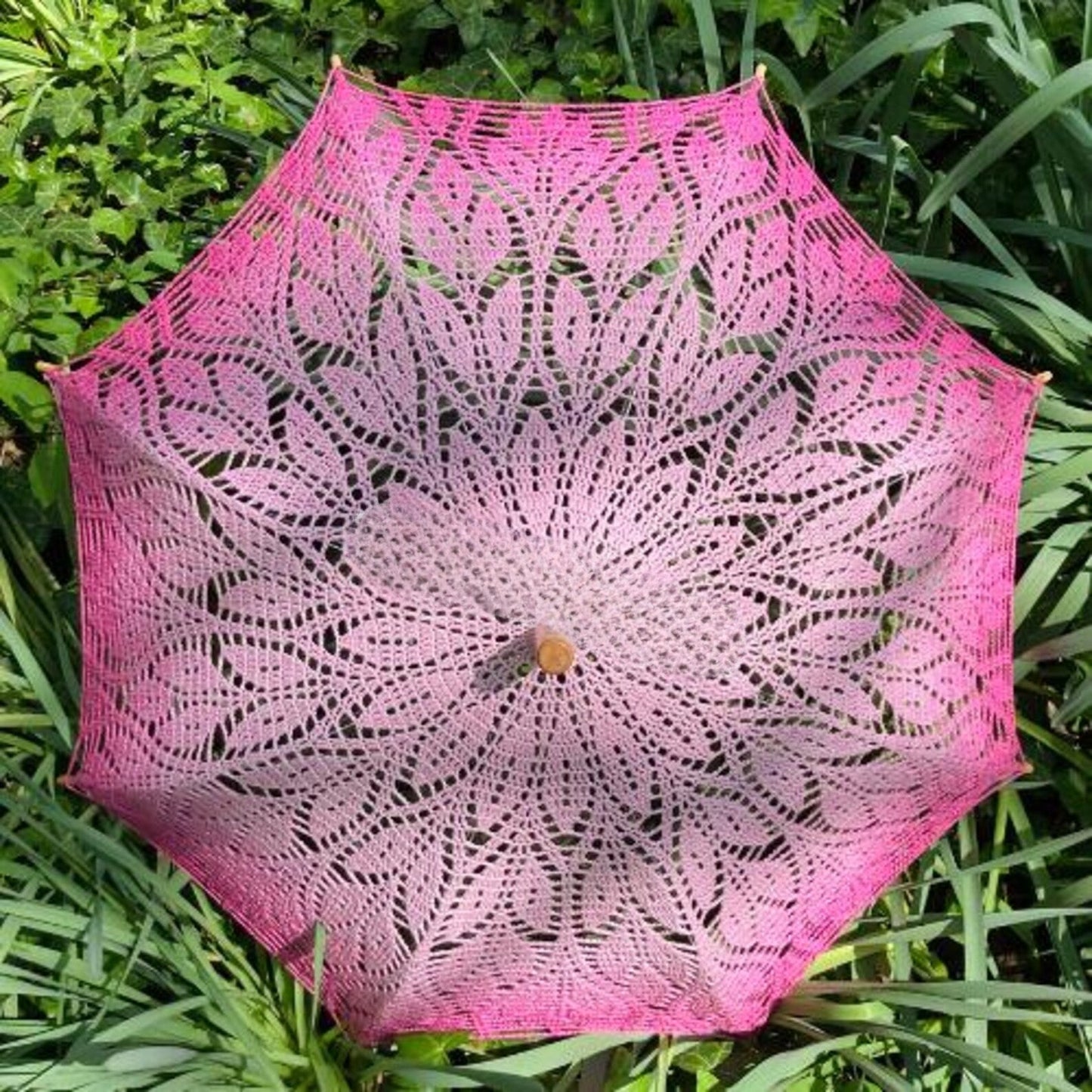 Cherry Blossom Crochet Parasol Pattern