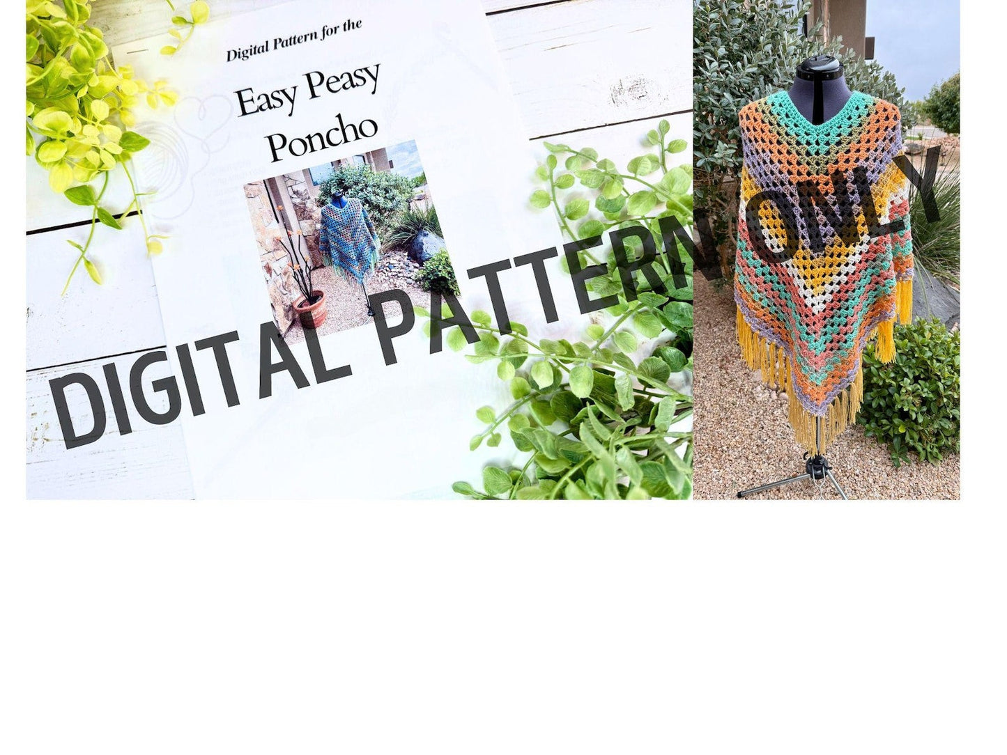 The Easy Peasy Poncho Crochet Pattern