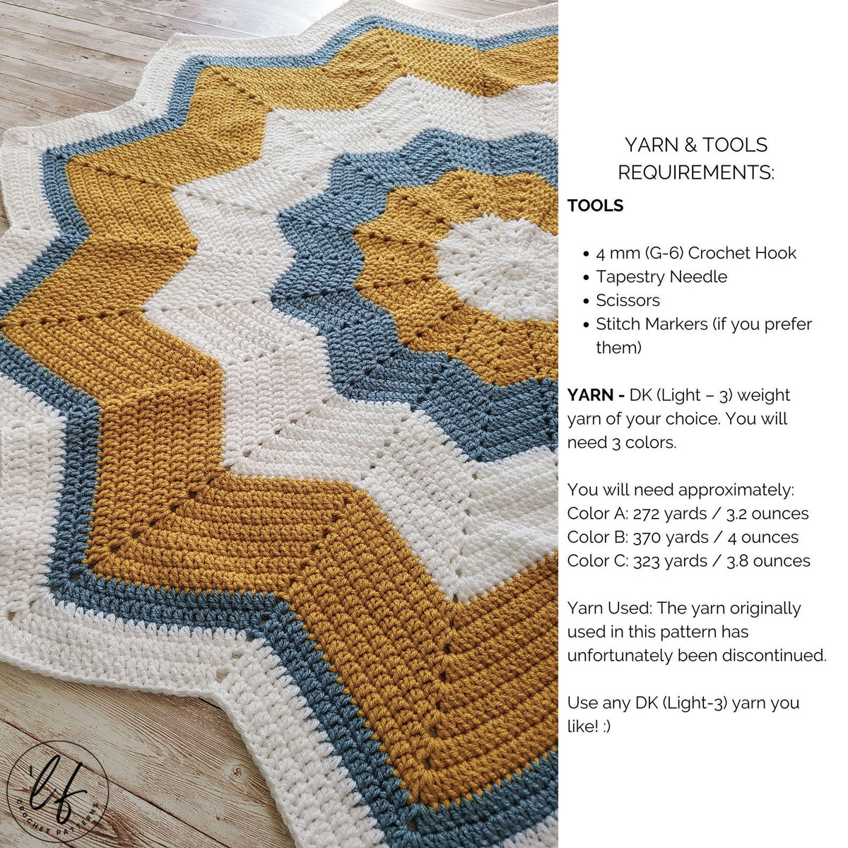 Star Baby Blanket Crochet Pattern