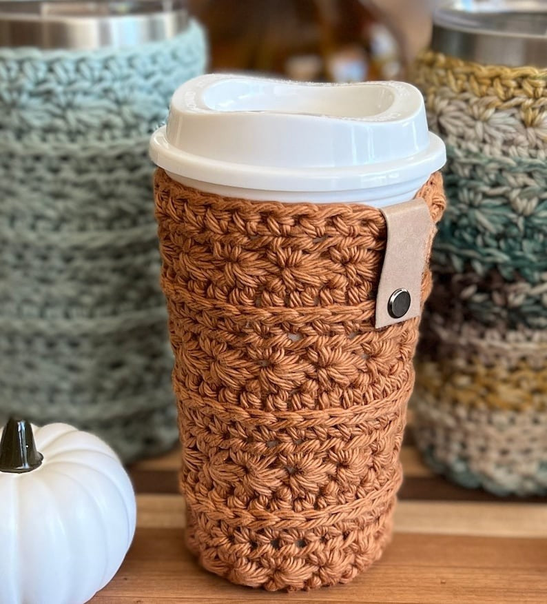Crochet Mineral Creek Cup Cozy Pattern