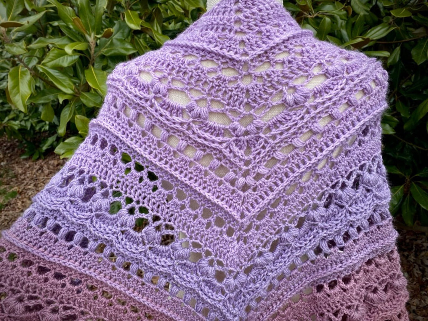 Lace Shawl Crochet Pattern