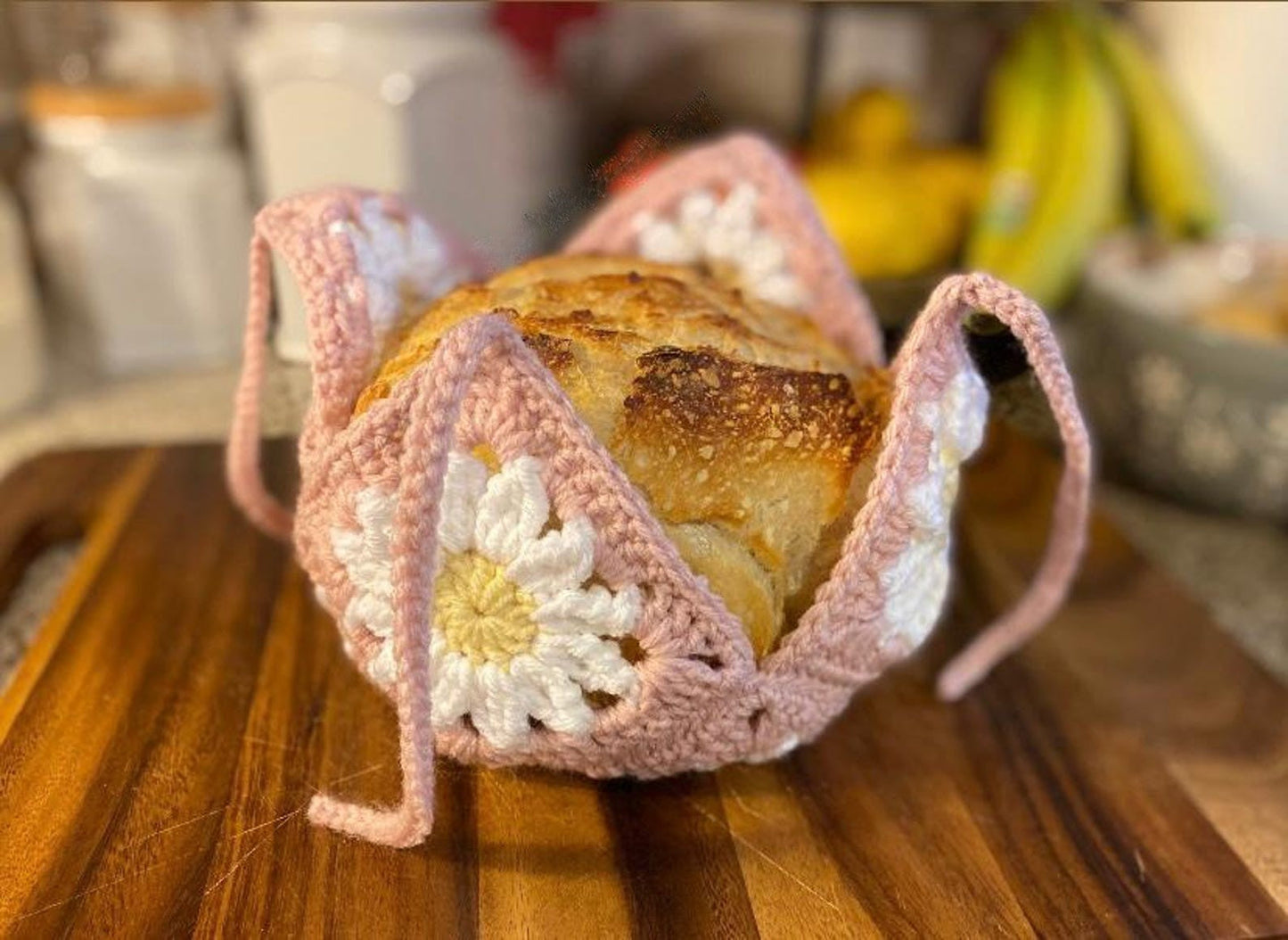 Daisy Sourdough Wrap Crochet Pattern