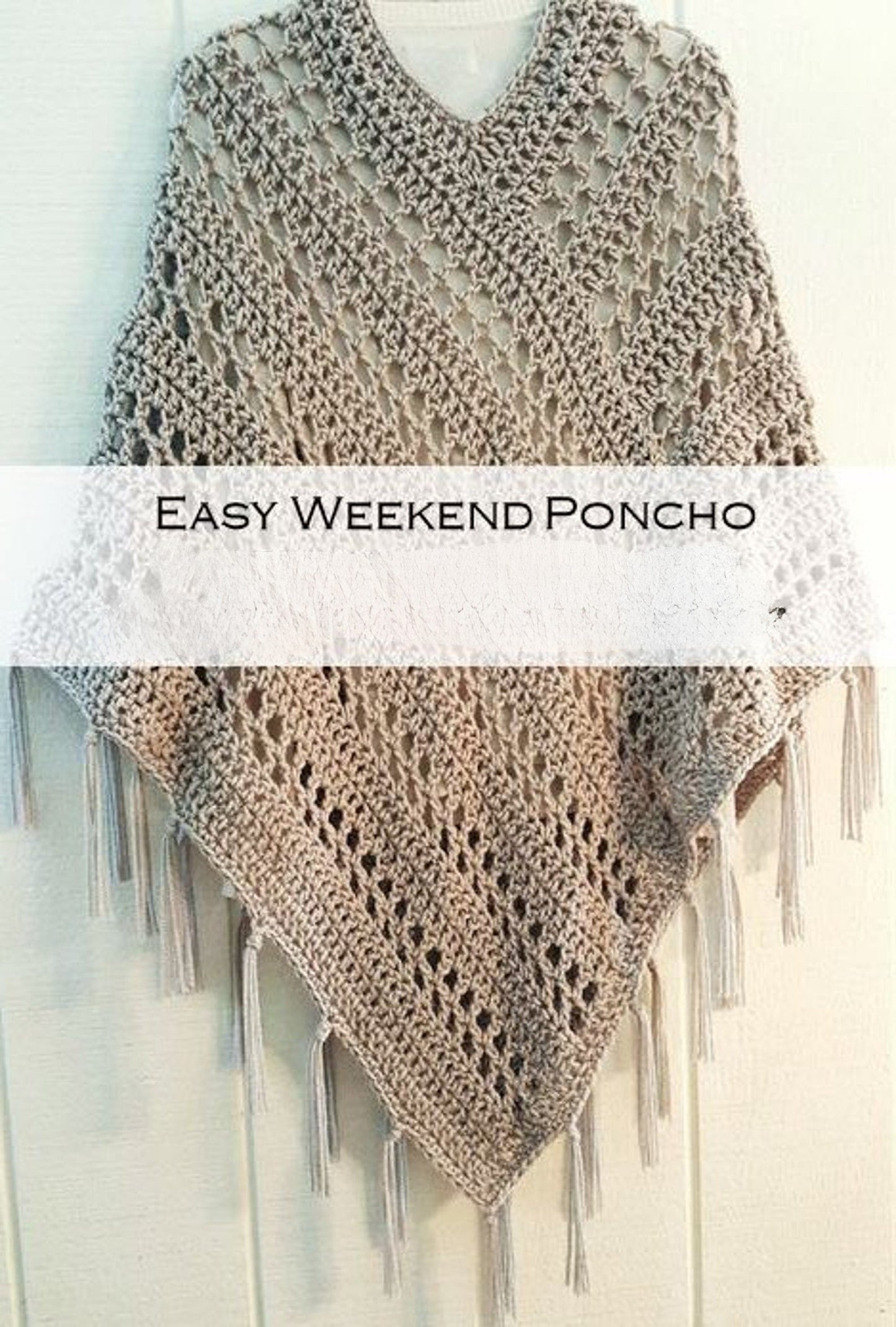 Boho Poncho Crochet Pattern
