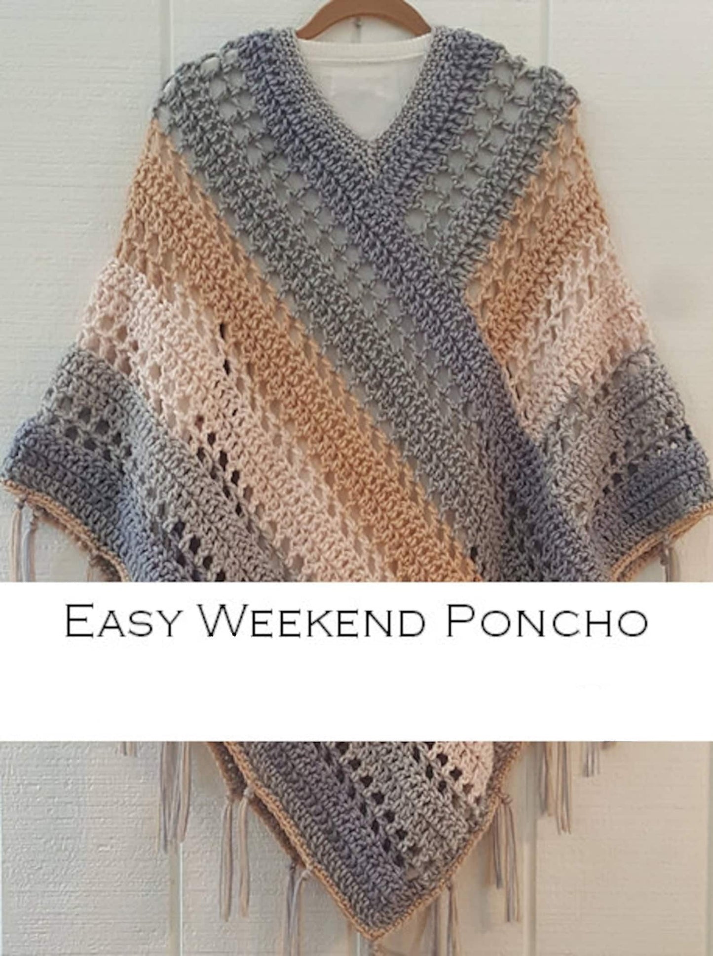 Boho Poncho Crochet Pattern