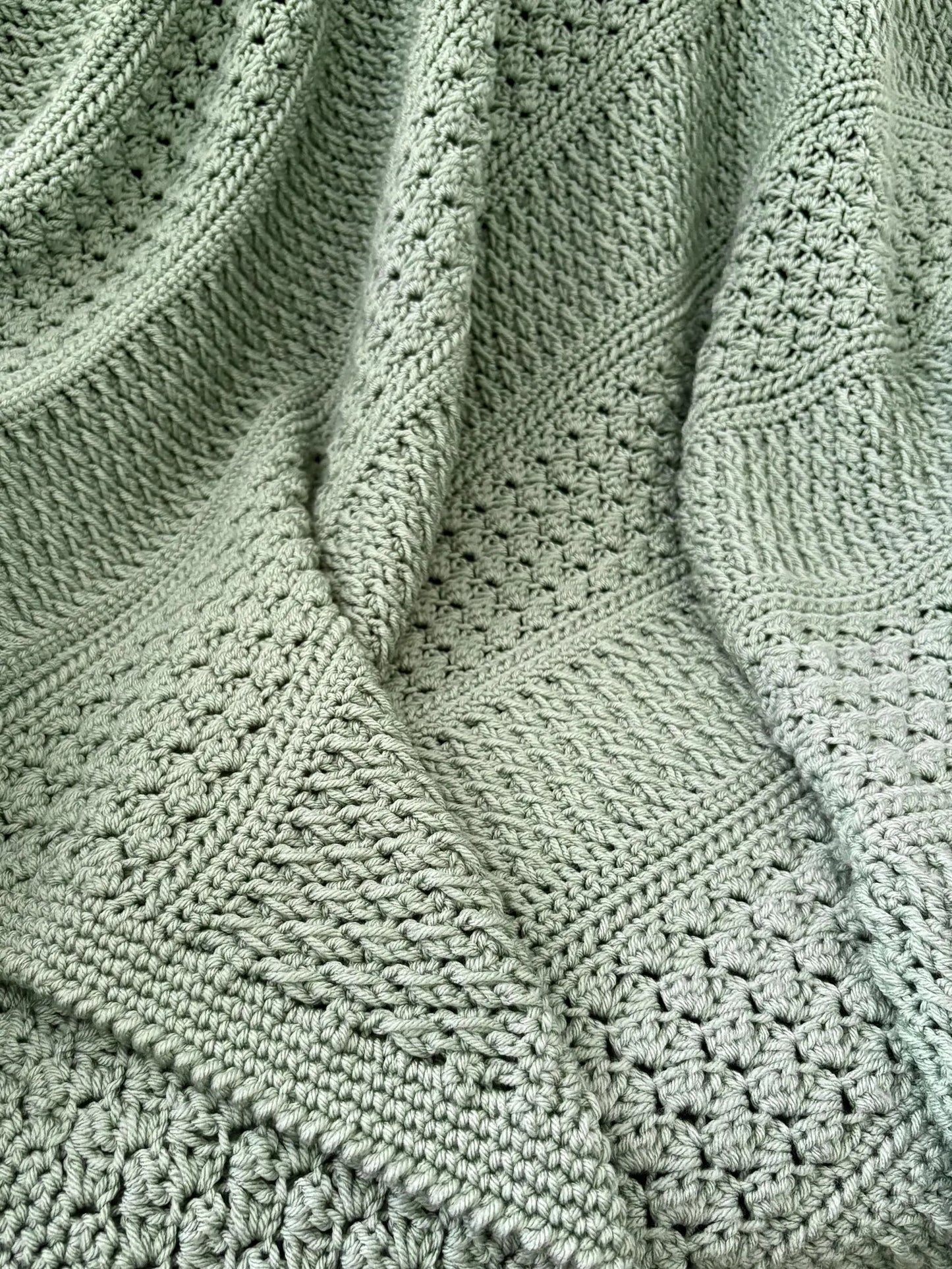Field and Forest Crochet Throw Pattern