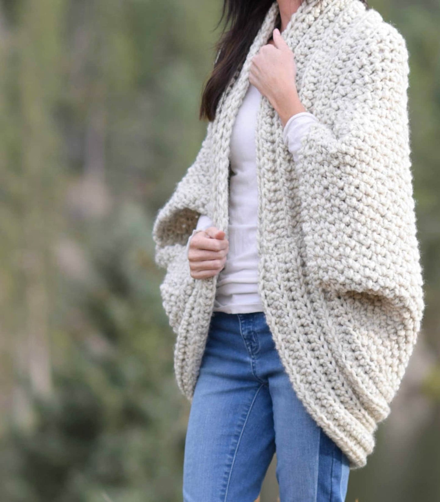 Cocoon Blanket Sweater Crochet Pattern