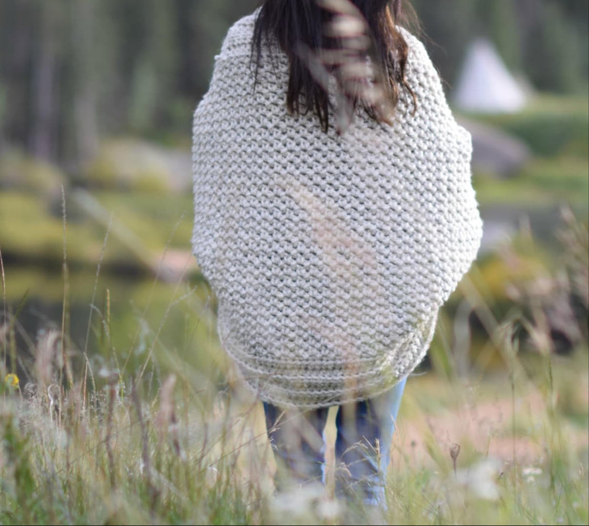 Cocoon Blanket Sweater Crochet Pattern