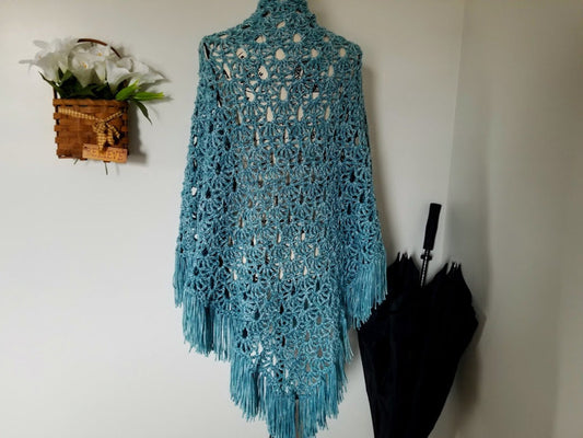 Crochet April Showers Shawl PATTERN