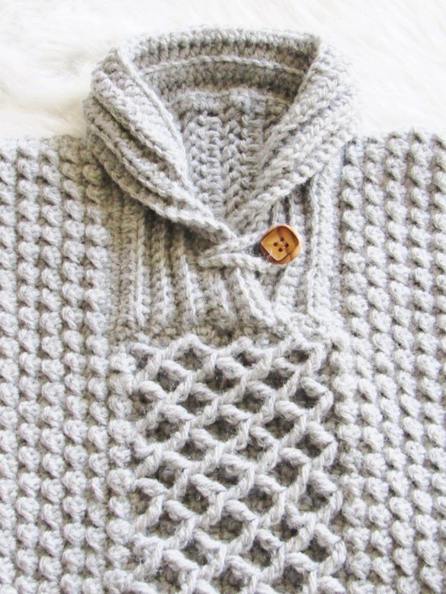 Baby and Toddler Sweater Crochet Pattern