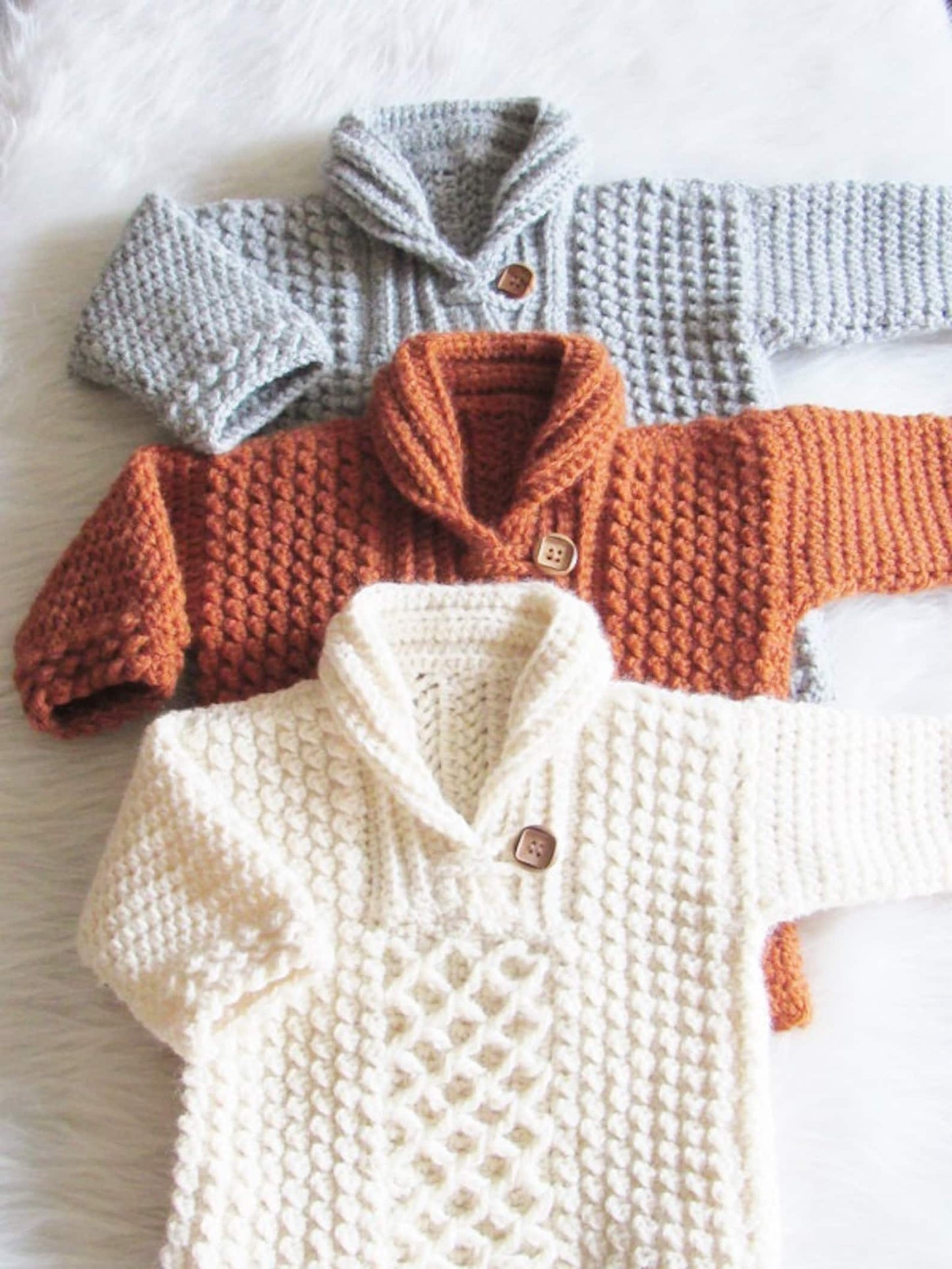 Baby and Toddler Sweater Crochet Pattern