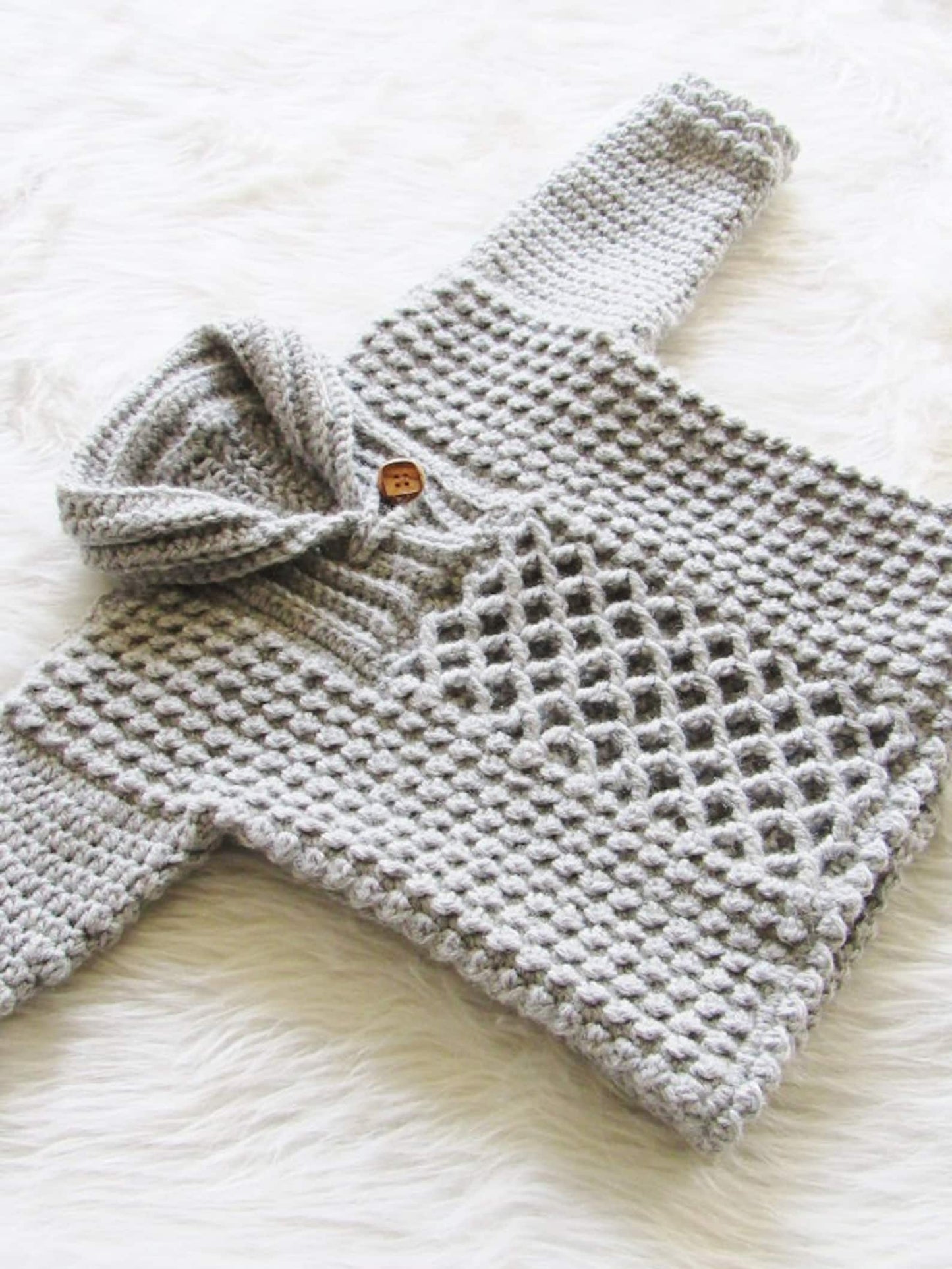 Baby and Toddler Sweater Crochet Pattern