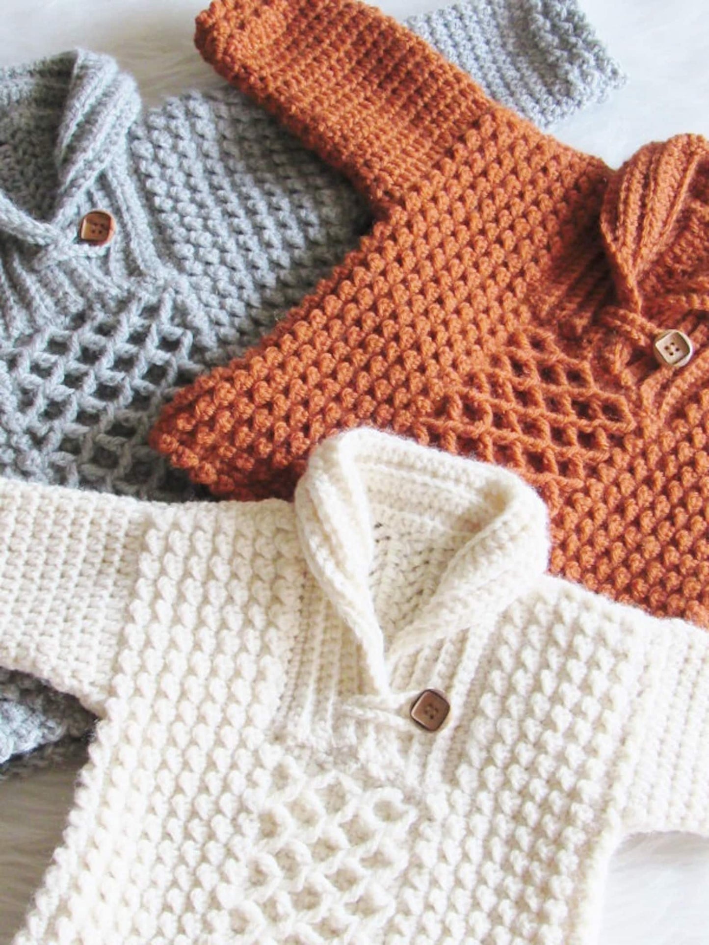 Baby and Toddler Sweater Crochet Pattern