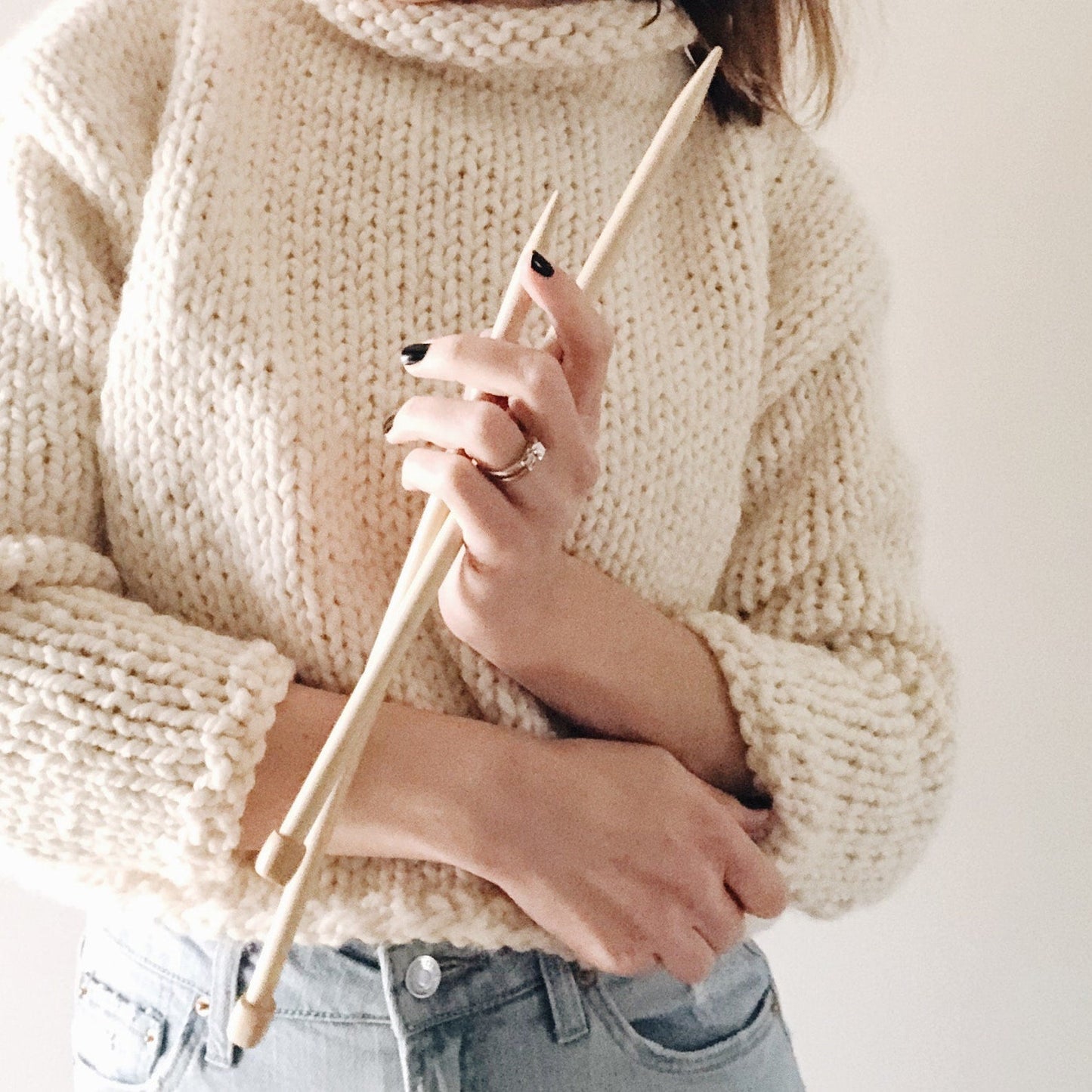 Easy Sweater Jumper Knitting Pattern
