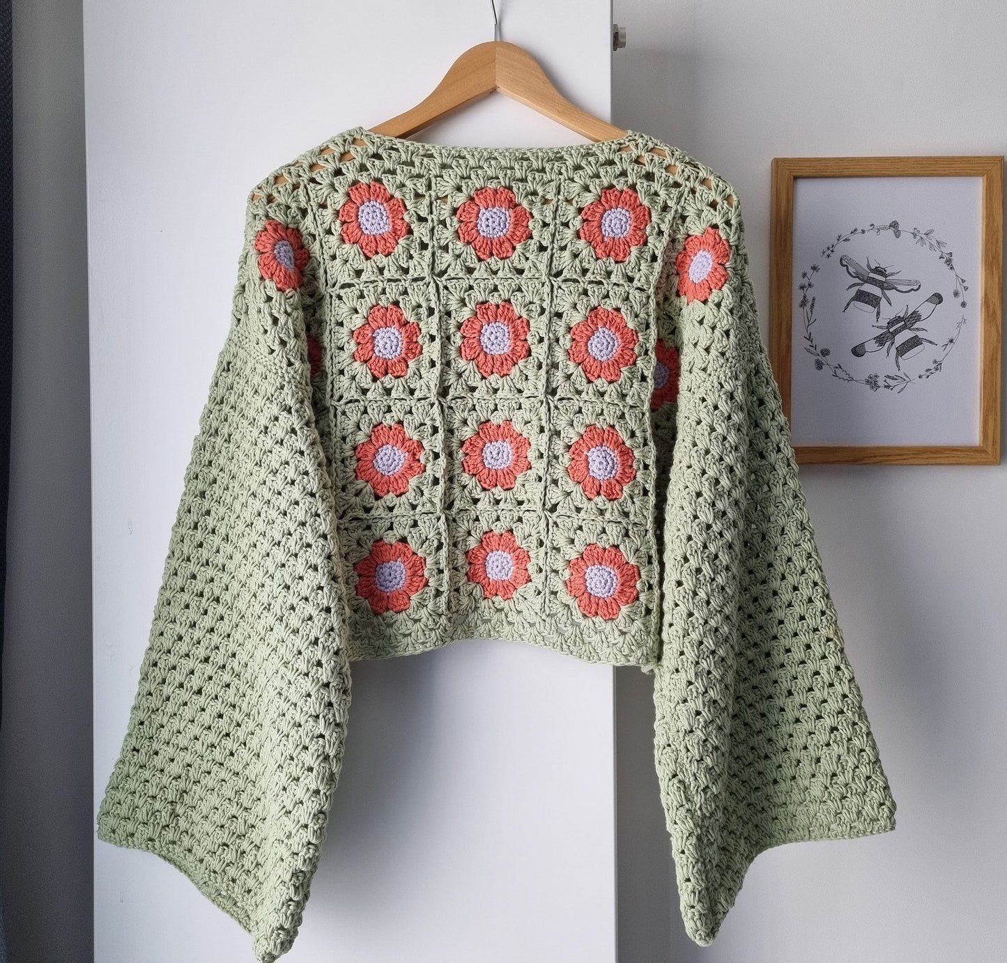 Crochet Flower Power Jumper Pattern
