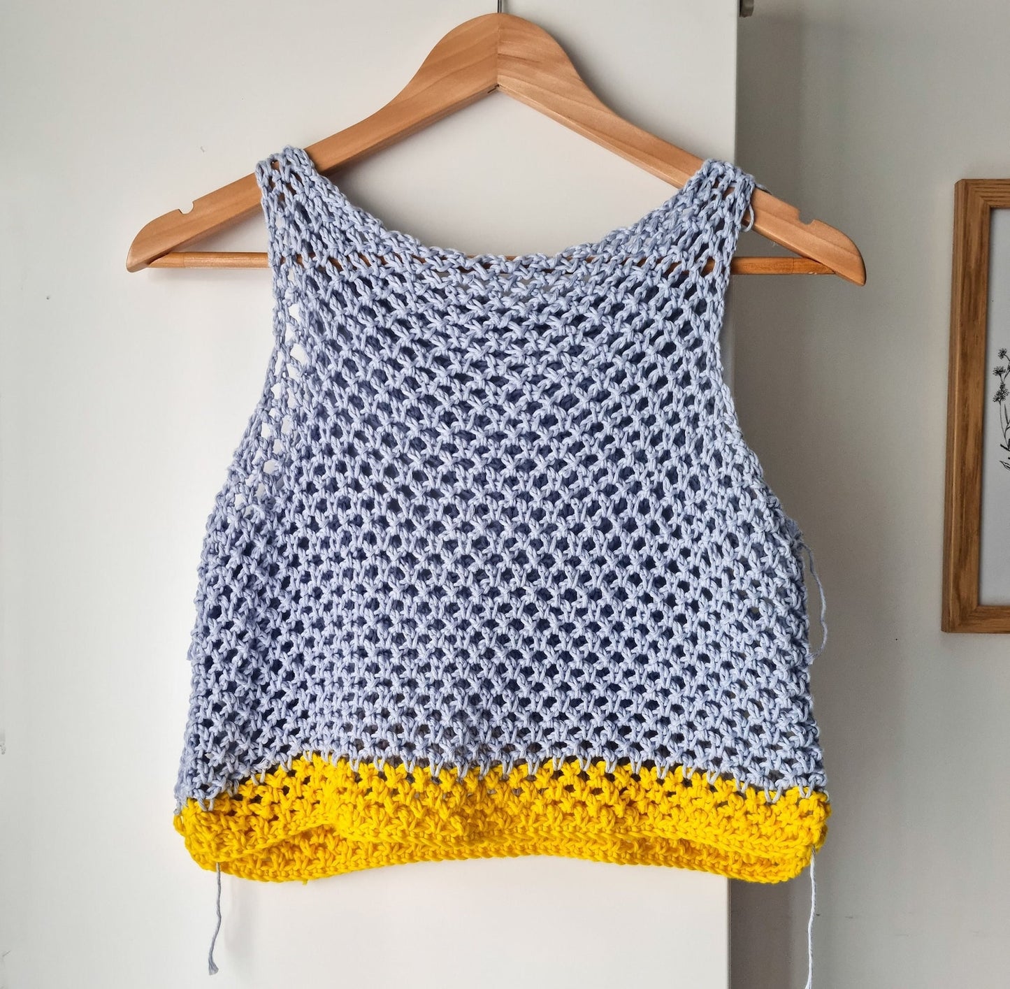 Crochet Mesh Top Vest Pattern