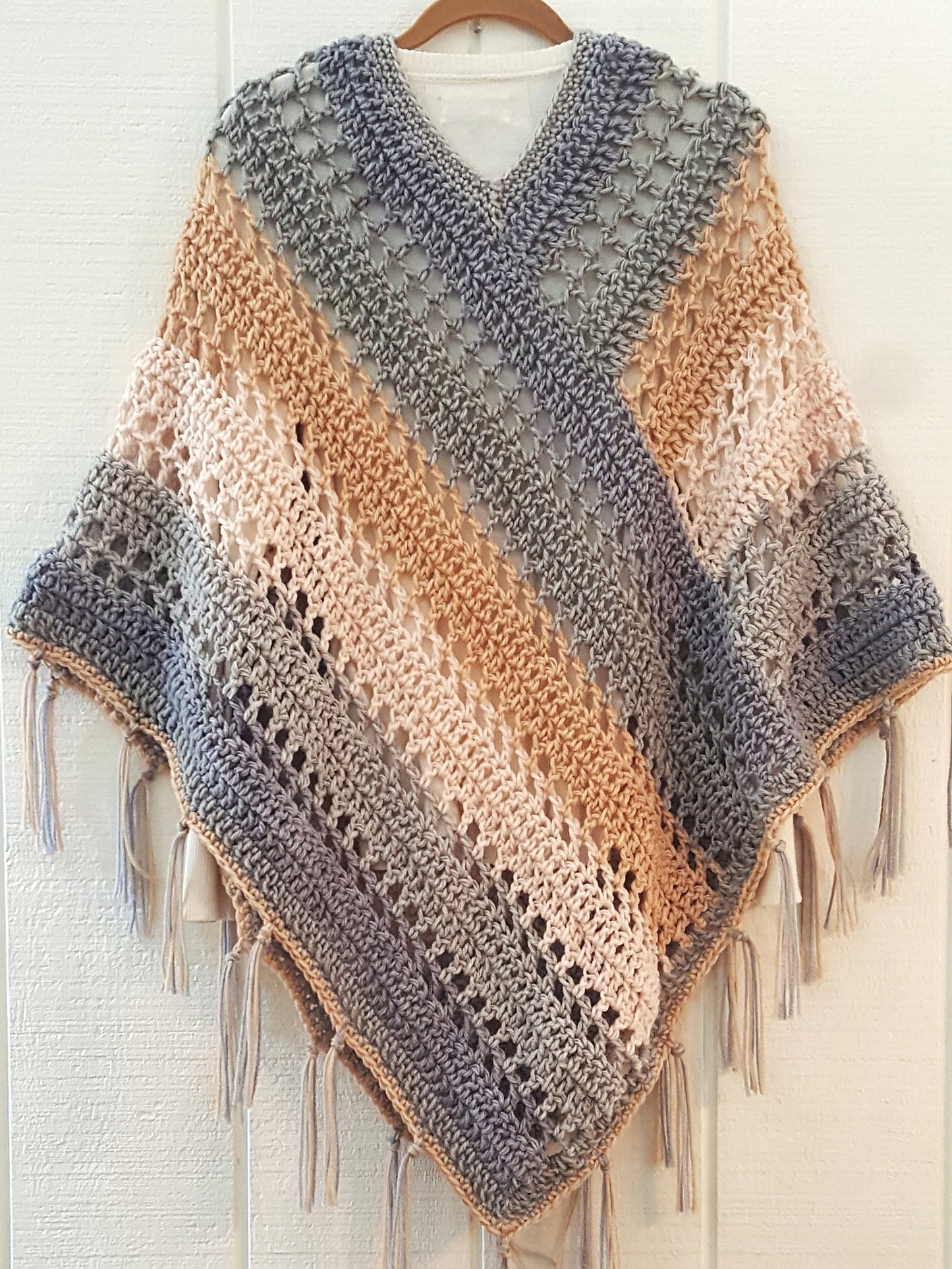 Boho Poncho Crochet Pattern