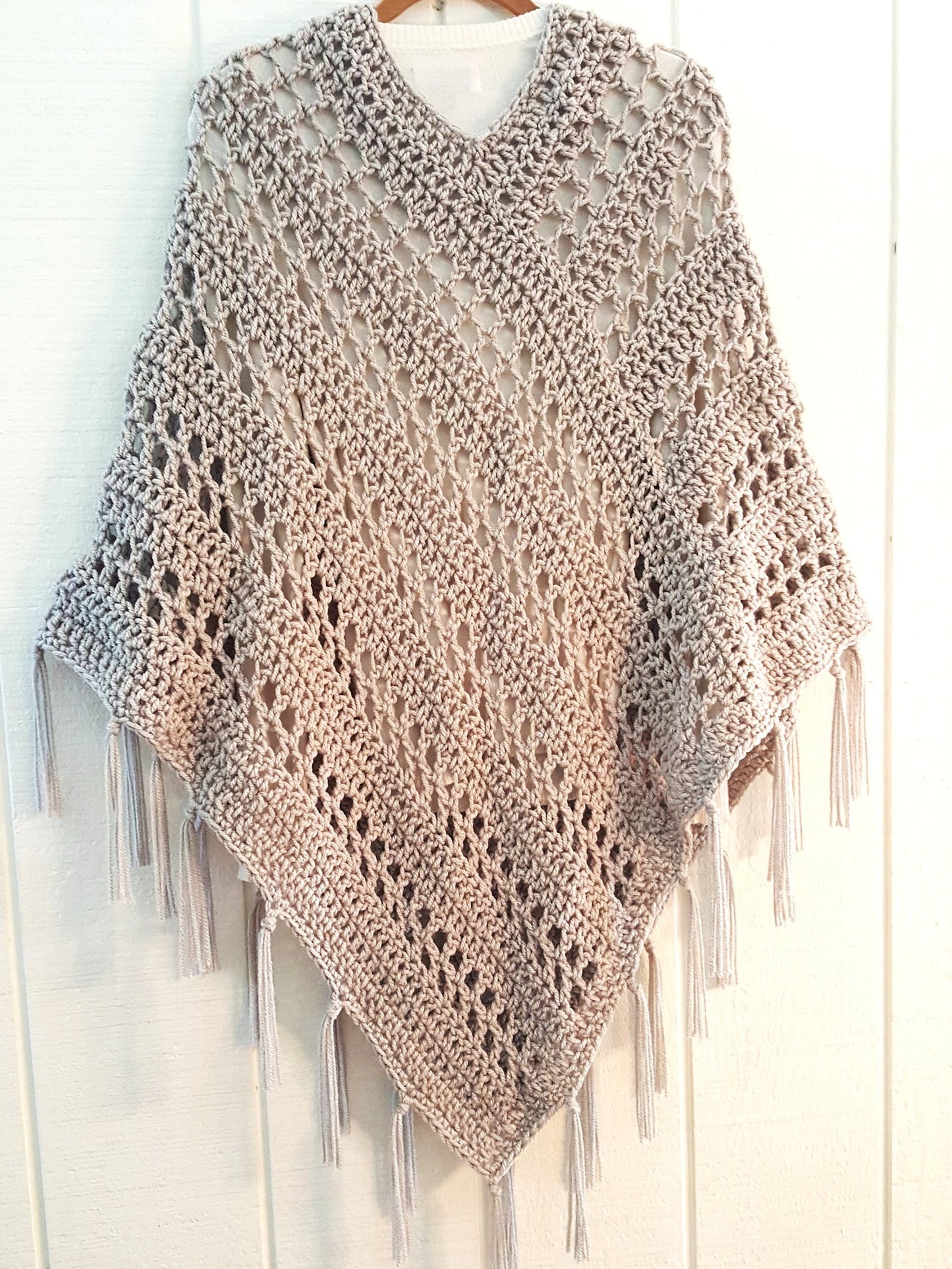 Boho Poncho Crochet Pattern