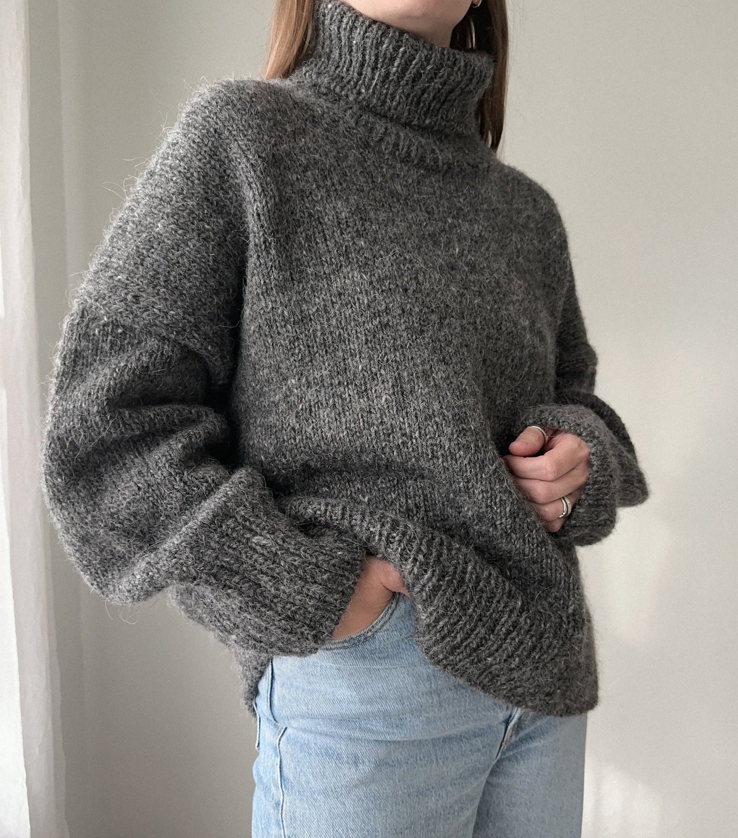 Oversized Sweater Knitting Pattern