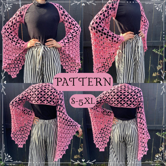 Flower Bolero Crochet Pattern