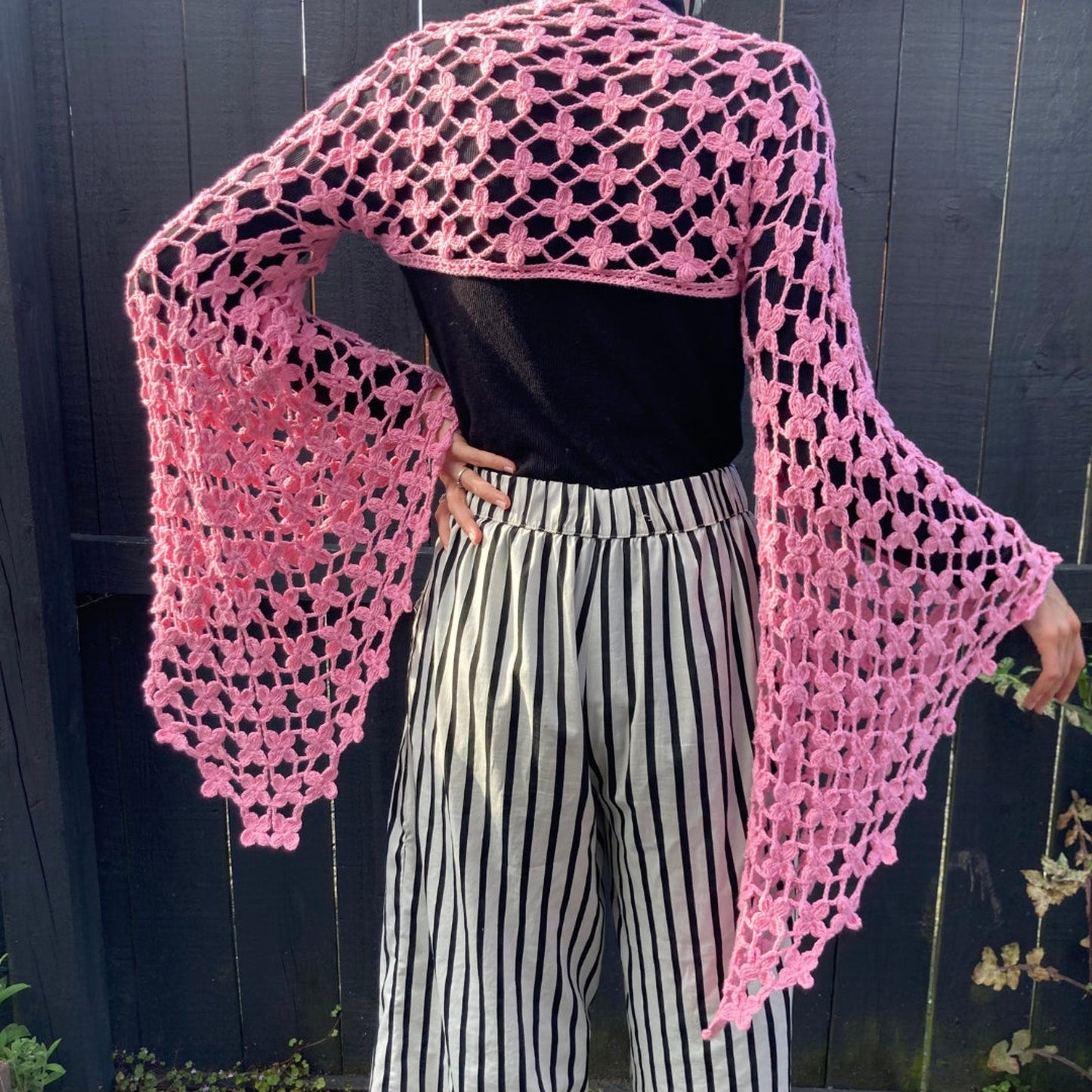 Flower Bolero Crochet Pattern