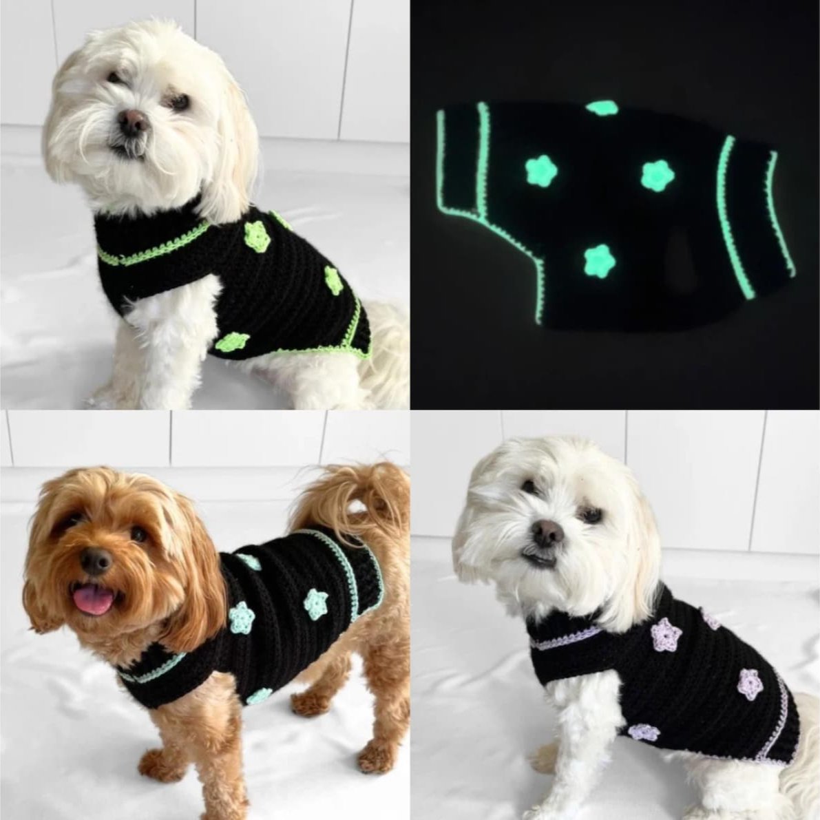 Glowing Stars Sweater Crochet Pattern