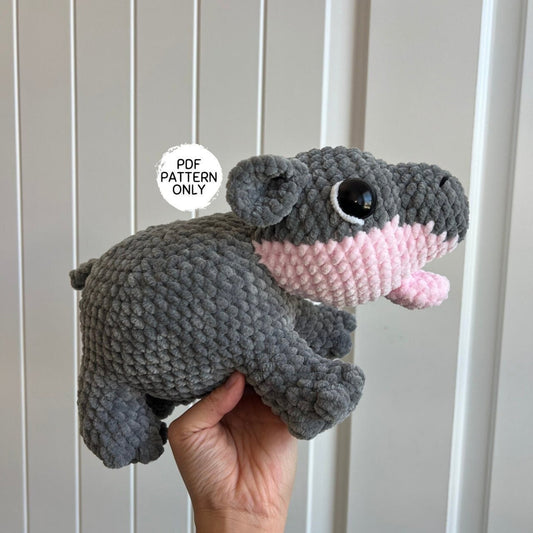 Baby Hippo Crochet Pattern