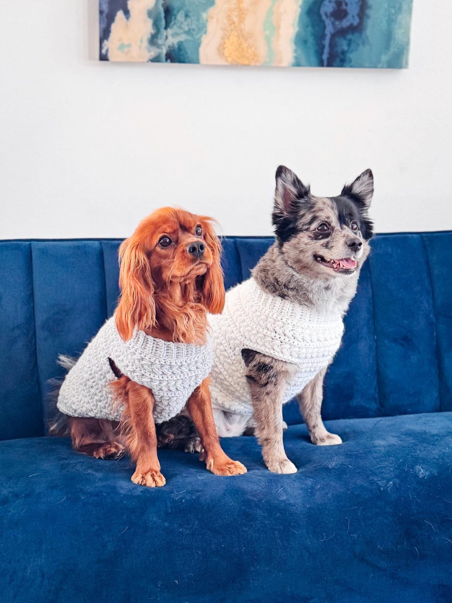 Top Down Dog Sweater Crochet Pattern