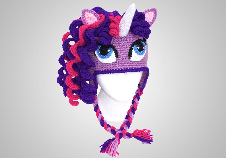 Easy Crochet Unicorn Hat Pattern