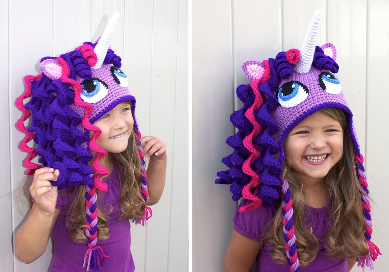 Easy Crochet Unicorn Hat Pattern