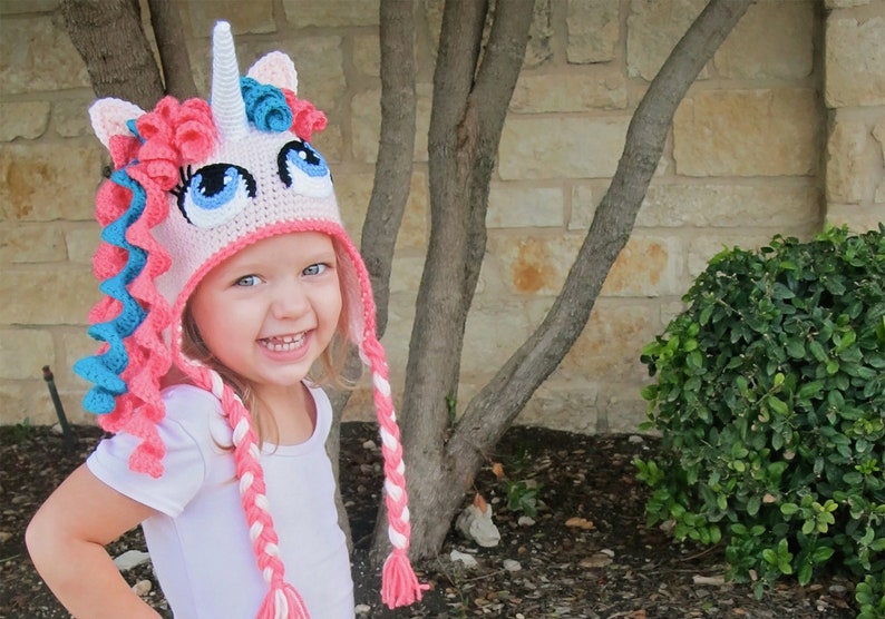 Easy Crochet Unicorn Hat Pattern