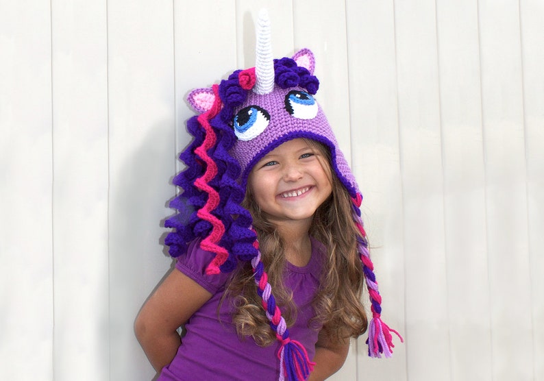 Easy Crochet Unicorn Hat Pattern