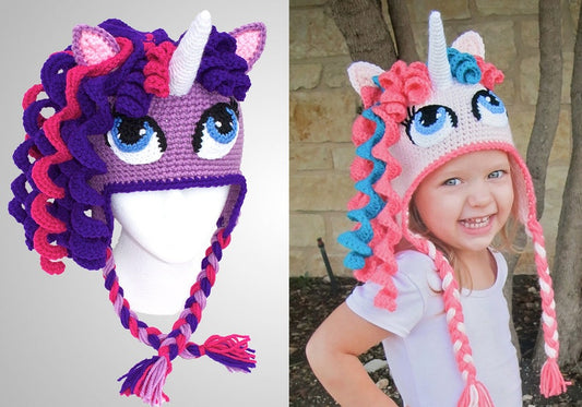 Easy Crochet Unicorn Hat Pattern