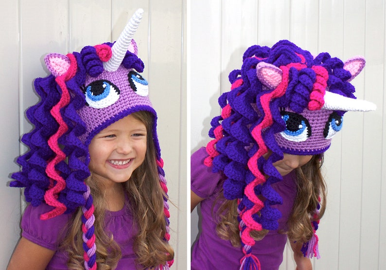Easy Crochet Unicorn Hat Pattern