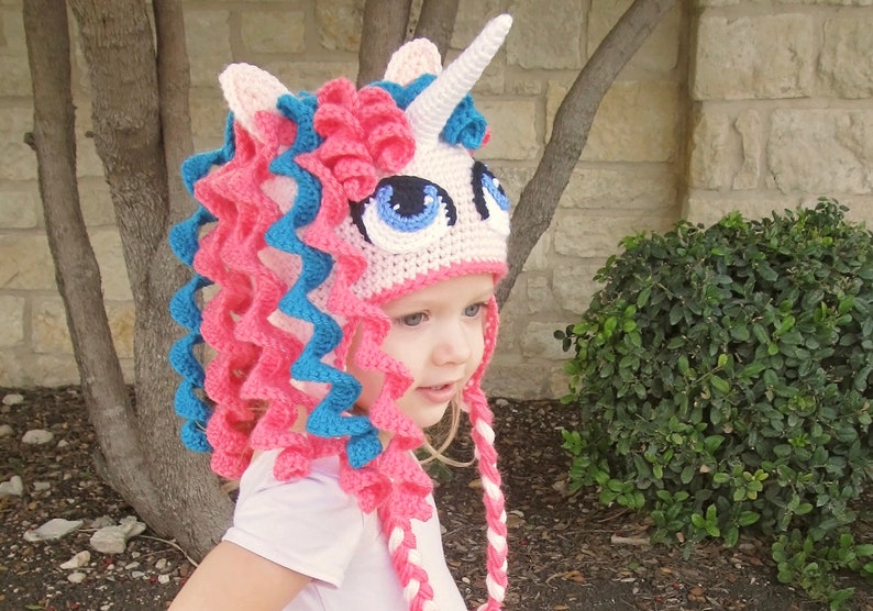 Easy Crochet Unicorn Hat Pattern