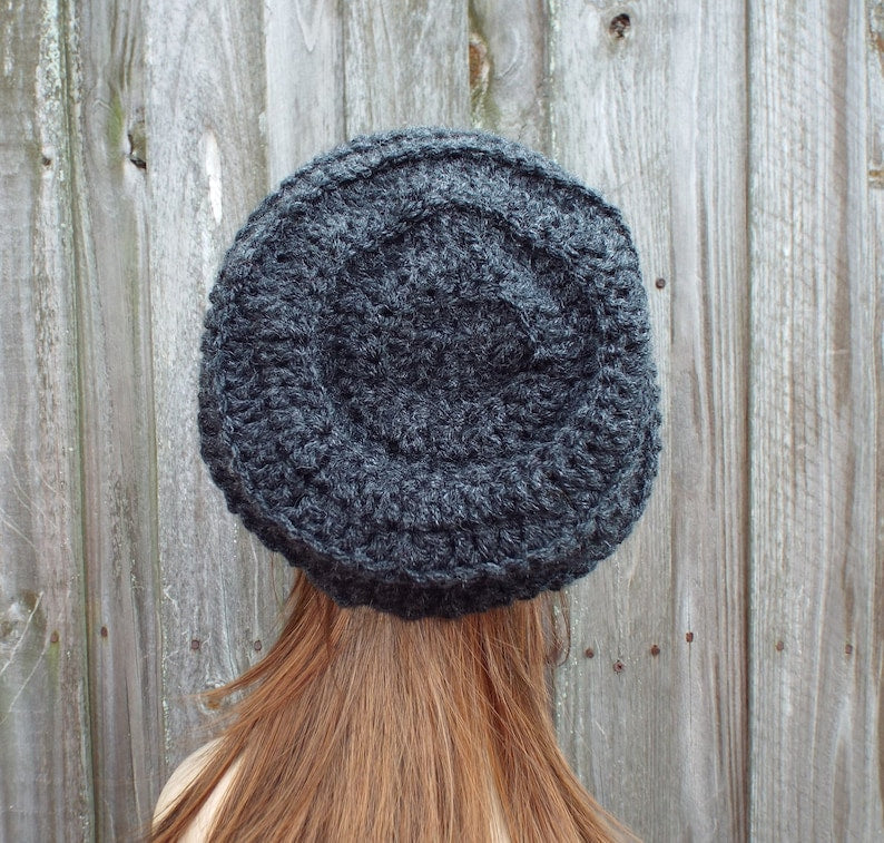 Slouchy Beanie Hat Crochet Pattern