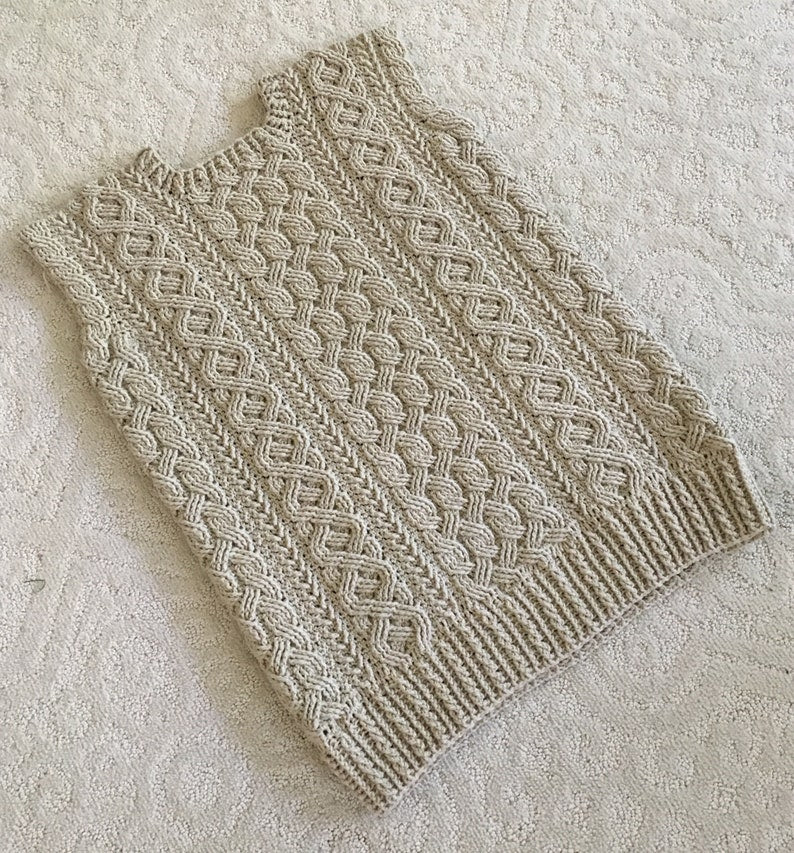 Braemar Cable Sweater Cable Pullover Crochet Pattern for Women