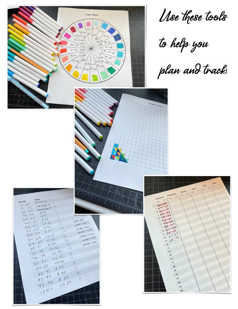 Temperature Blanket Squares Crochet Pattern