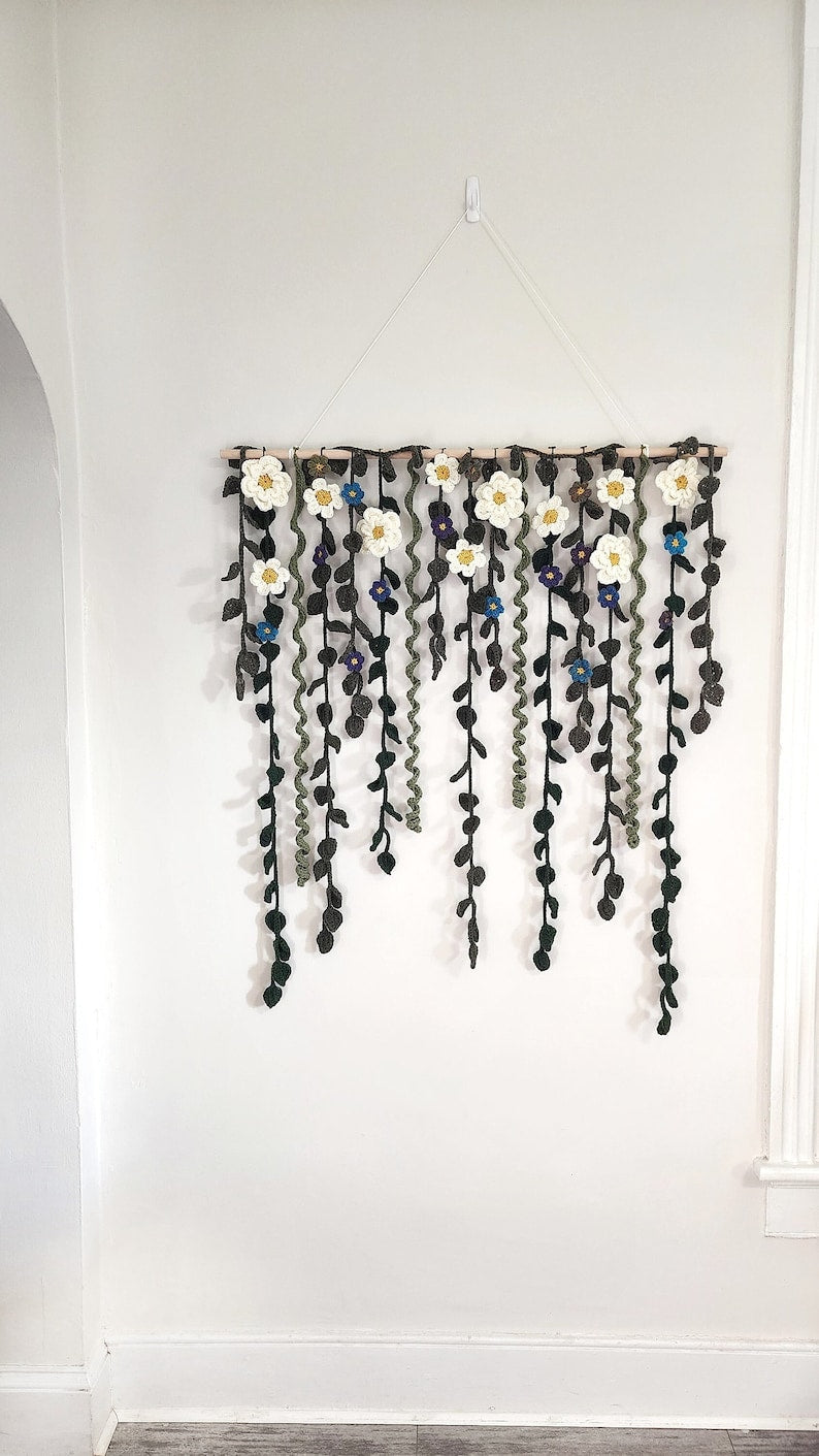 Faerie Garden Wall Hanging Crochet Pattern