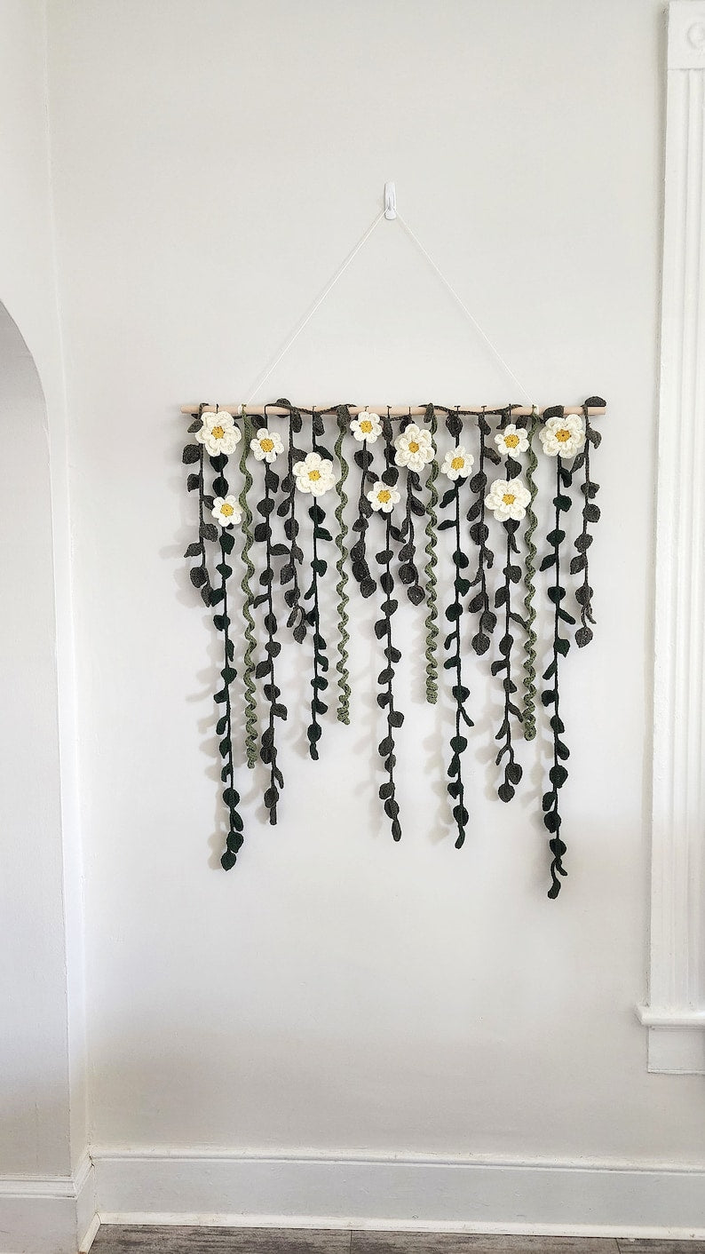 Faerie Garden Wall Hanging Crochet Pattern