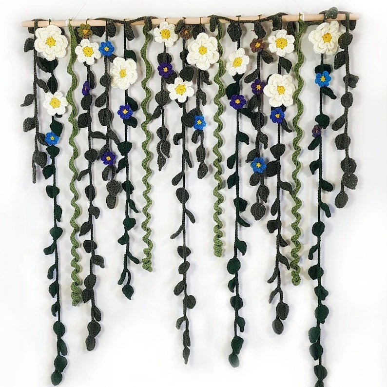 Faerie Garden Wall Hanging Crochet Pattern