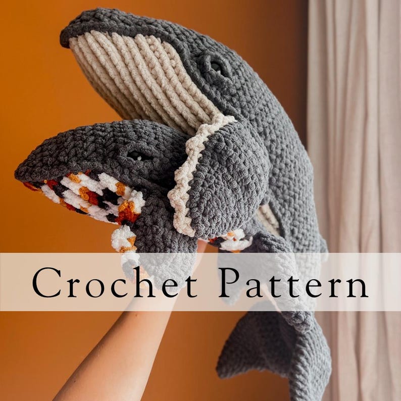 Hugo The Humpback Whale Crochet Pattern