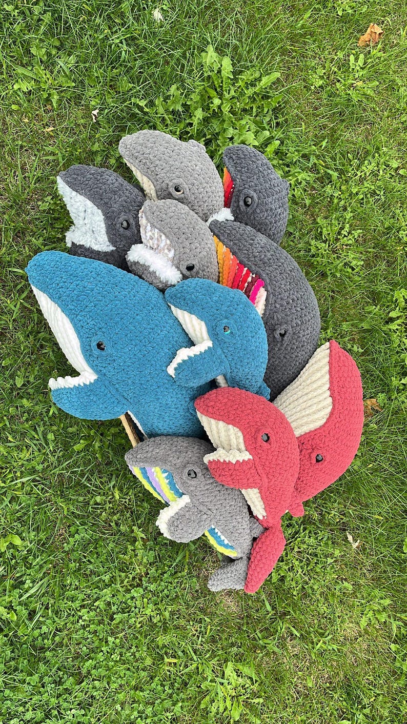 Hugo The Humpback Whale Crochet Pattern