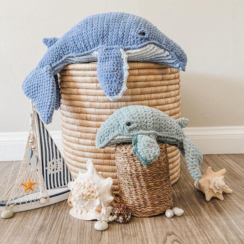 Hugo The Humpback Whale Crochet Pattern