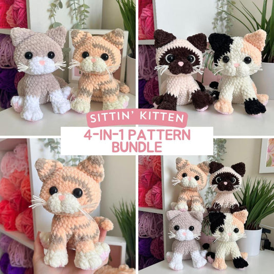 Kitten Bundle Crochet Pattern
